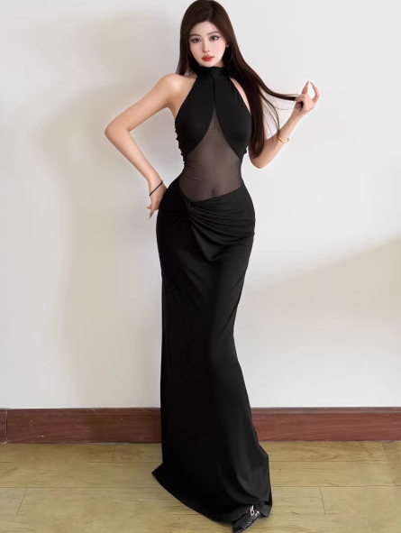 Fashion Black Women‘s Dress S401
