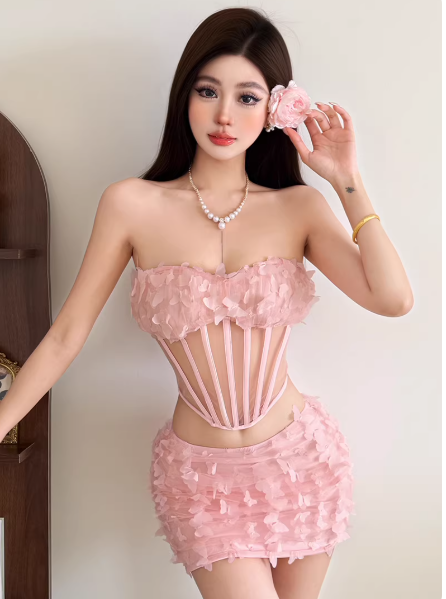 Fashion Pink Women‘s Dress S364