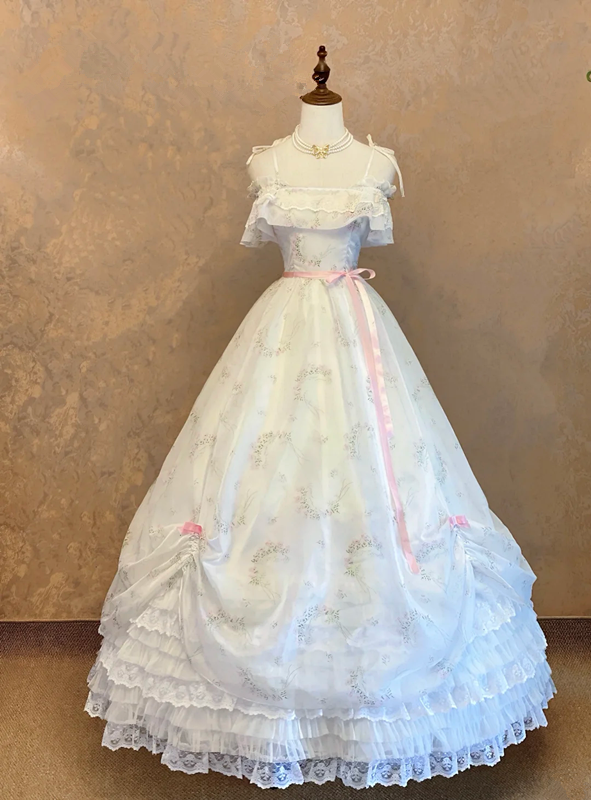 White halter-neck, fitted waist, elegant tulle skirt, ball gown, bridal gown R7237