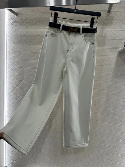 HERMES 25S STRAIGHT-LEG JEANS 083