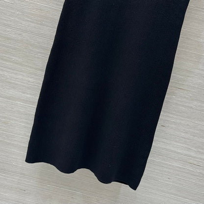 Gucci 25 Knitted Dress Black Viscose