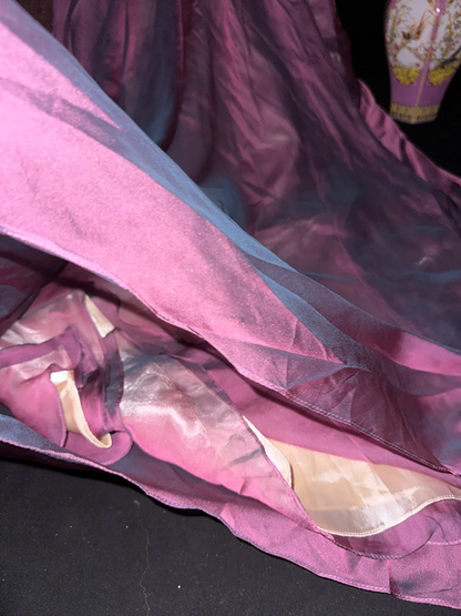 Light purple strapless fitted waist sexy long ball gown R7026