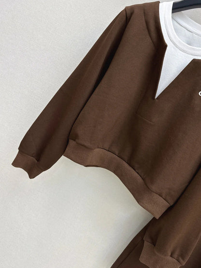 ALO SWEATSHIRT & SKIRT SET STYLE 92