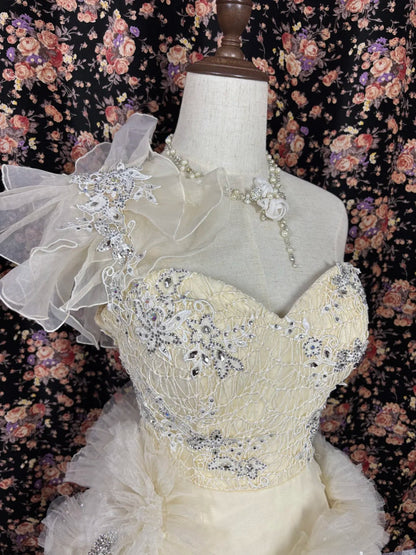 New Homecoming Dress Off the Shoulder Lace Rinestone Prom Dress Back to School Outfits Party Dress  D6122
