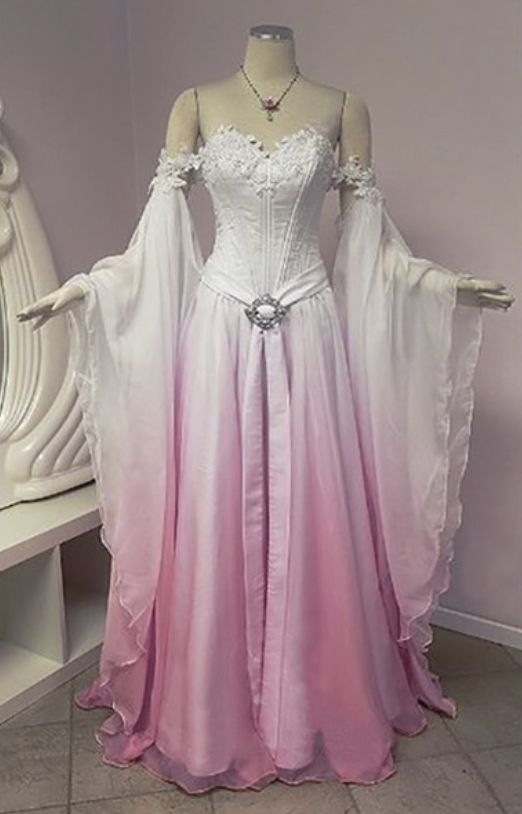 Elegant Ombre Off Shoulder A-Line Chiffon Long Party Dress Vintage Prom Dress, D958