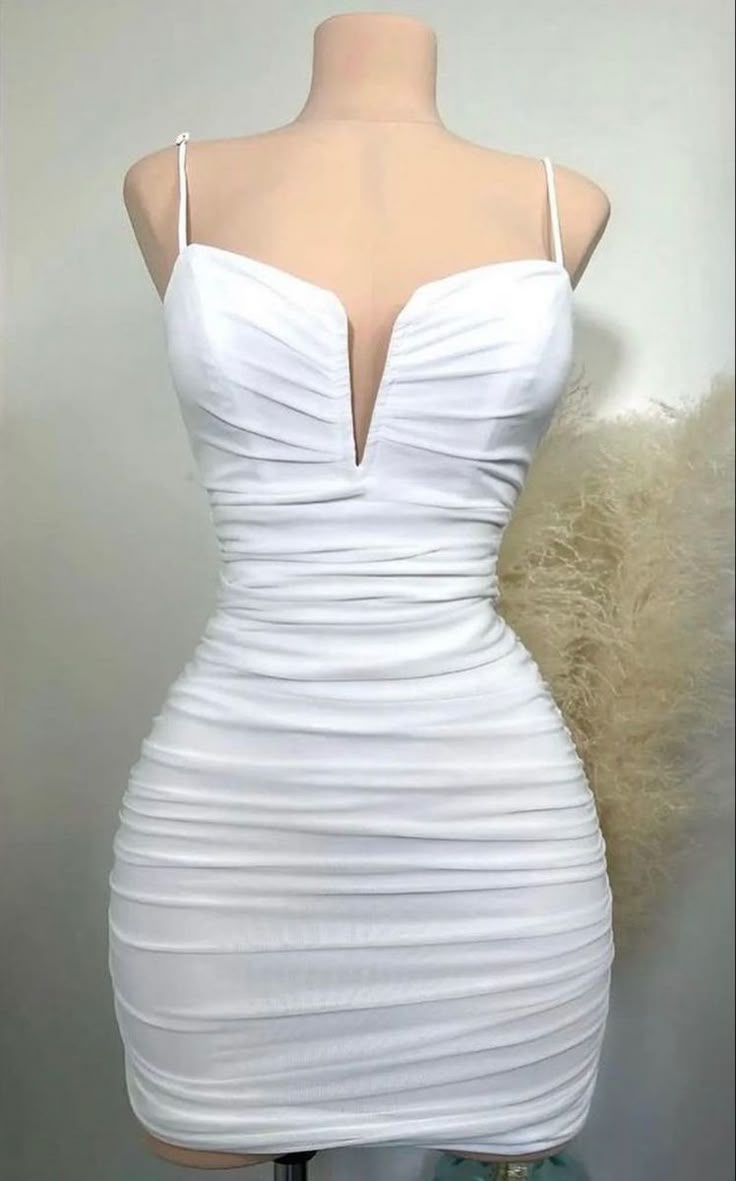 White Short Evening Dresses Short Party Dress      S7254