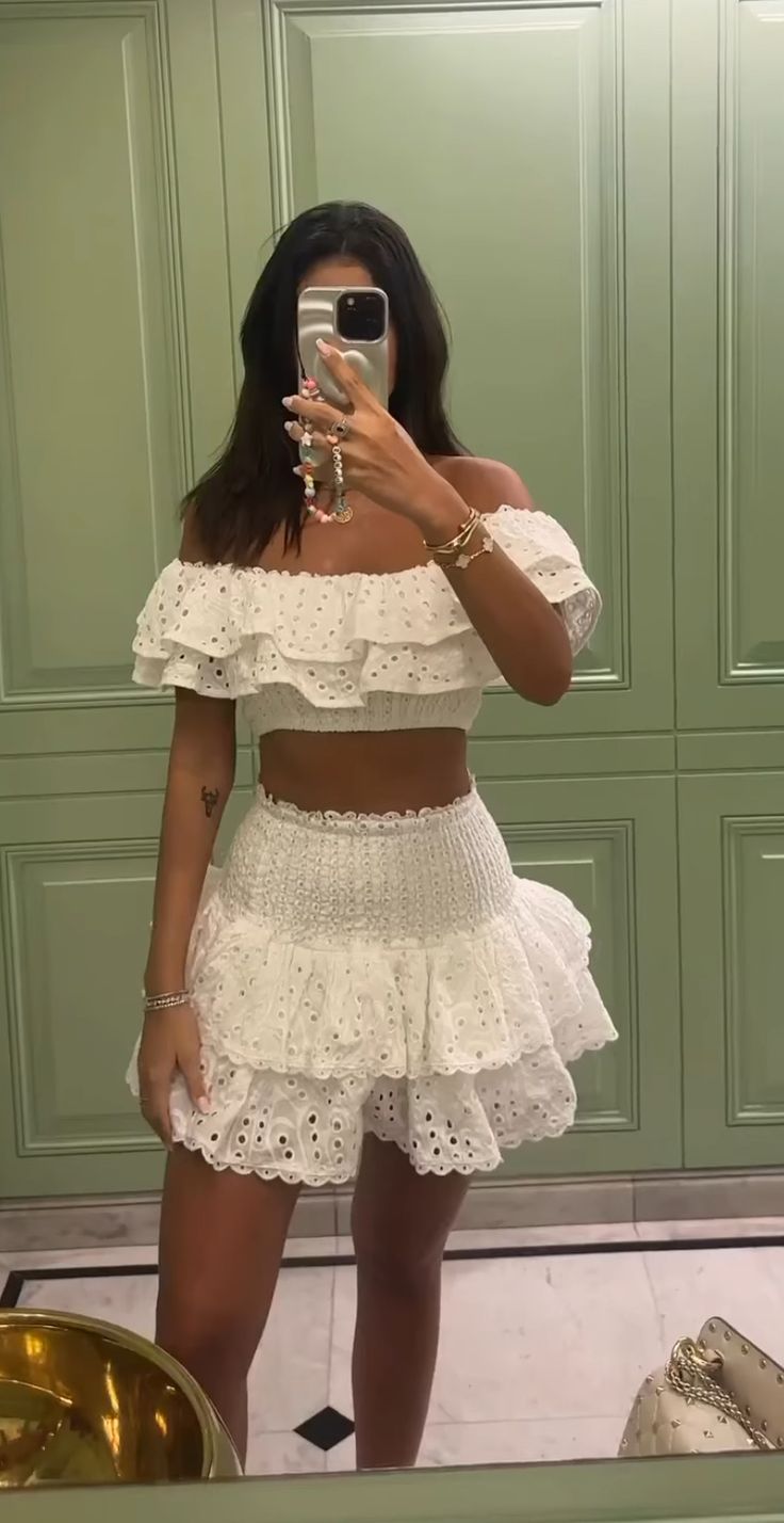 White Lace Two Piece Short Evening Dress Cocktail Dresses Short Party Dress    fg7830