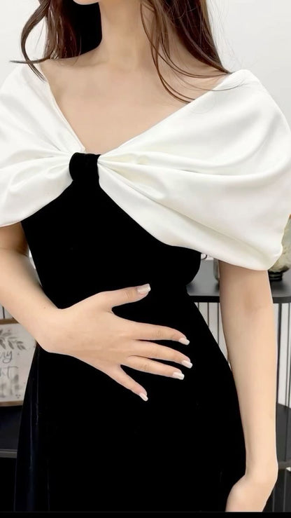 Off Shoulder Party Dress Custom Made Evening Dresses     fg6182