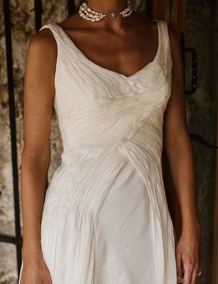 A Line Ivory Wedding Dress Princess Bridal Gown        S6963