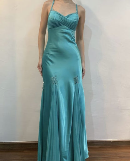 Long Evening Gown Formal Dress Floor Length Dress