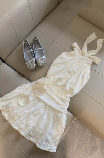 Sexy Ivory Lace Short Prom Dress Mini Birthday Party Dress Homecoming Dress   fg8158