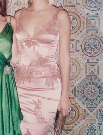 Pink long evening dress formal dress party prom dress      S6982