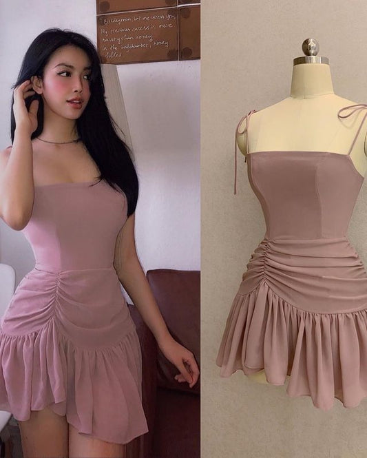 Simple Chiffon Homecoming Dress Birthday Outfit Short Evening Dress Cocktail Dresses Short Party Dress   fg7988