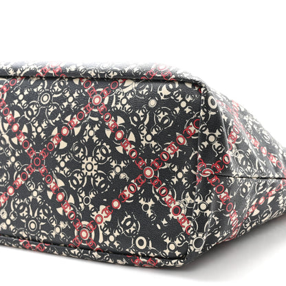 Coated Canvas Coco Small Tote Black