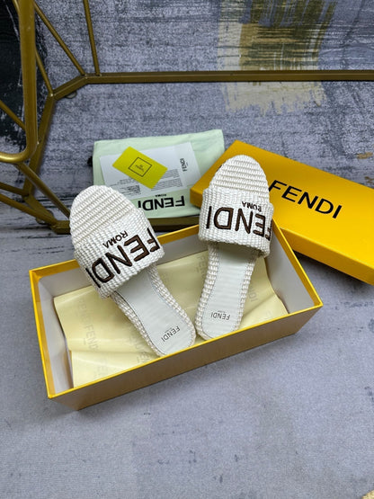 FF Signature 10 White Cotton Fibre Slide