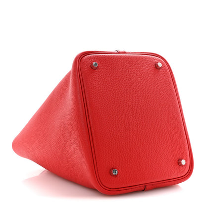 Taurillon Clemence Picotin Lock 22 MM Rouge de Coeur