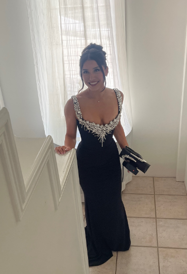 Black Mermaid Sexy Long Formal Dress Evening Party Dresses  fg7763