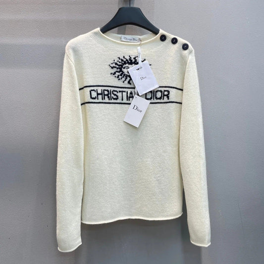DIOR 25S SHOULDER-BUTTON SWEATER 538