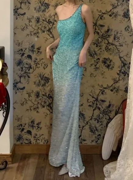 Ombre Prom Dress Off Shoulder Gala Dress Birthday Party Dress Evening Dress  D4577