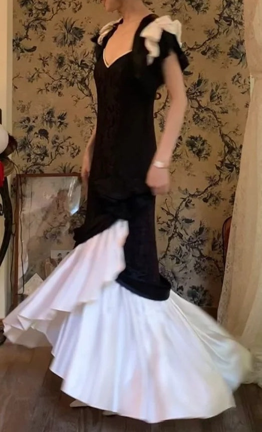 Minimalist Prom Dress V-neck Mermiad Gala Dress Formal Dress Evening Dress  D4581