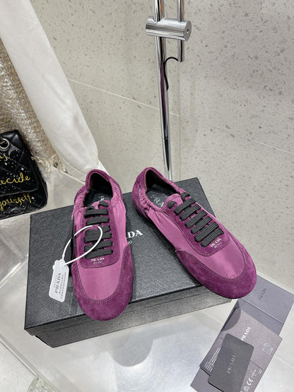 Pra 2025 Collapse Sneaker Purple Black Re-Nylon Suede 554281