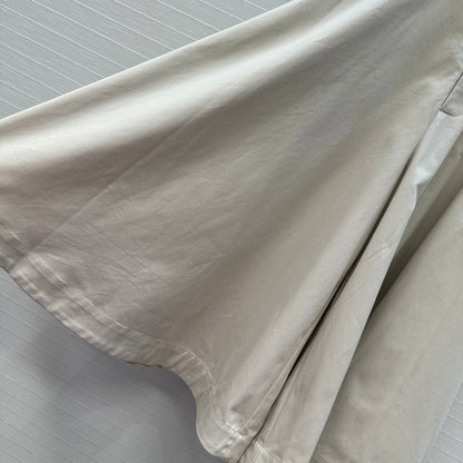 BV Skirt in Ivory White Cotton