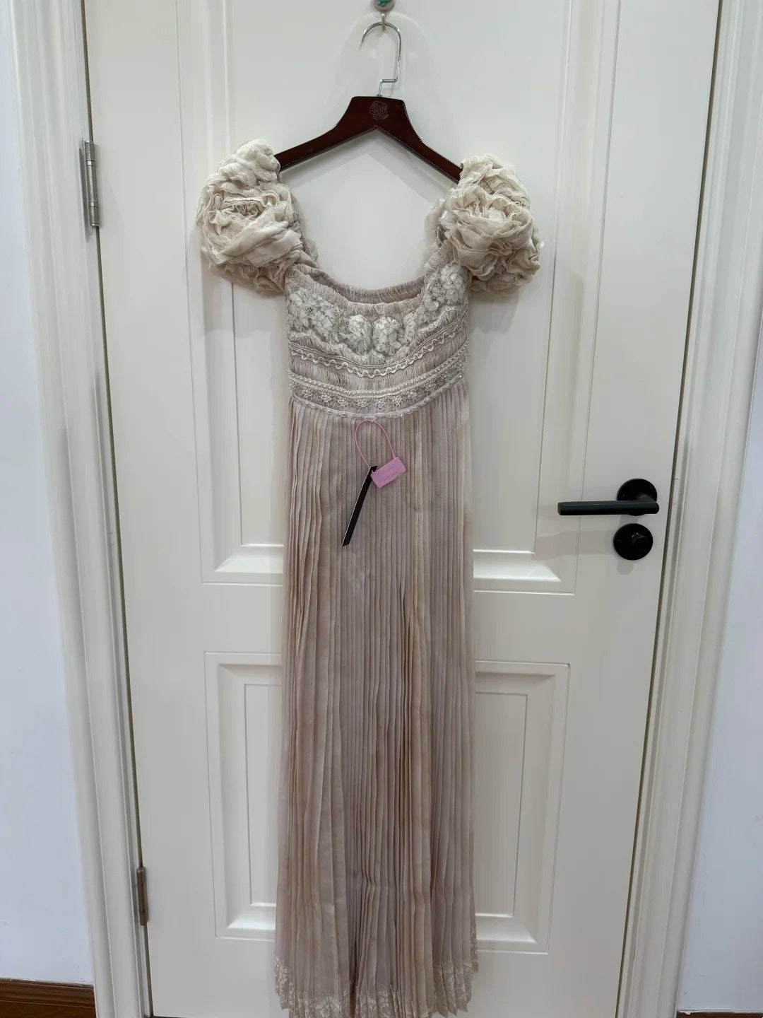 Charming Prom Dress Square Neck Pleated Imperial Dress Evening Dresses Formal Dress      D4682