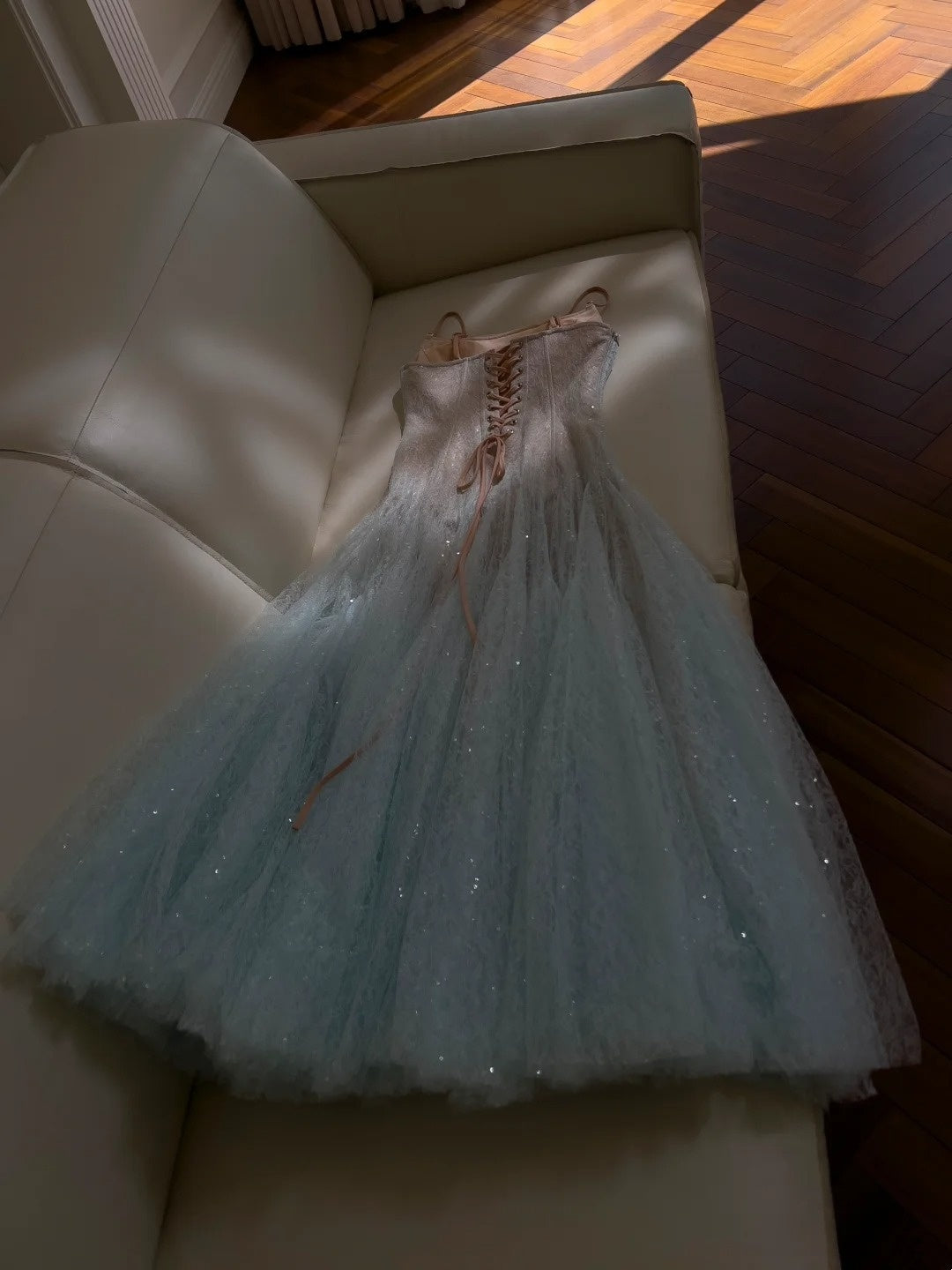 Sparking Prom Dress Spahetti Straps Pleated Gala Evening Gown Dress Birthday Party Outfits    D4891