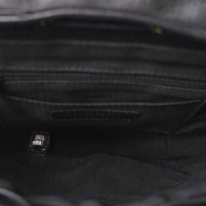 Calfskin Quilted Mini Urban Spirit Backpack Black