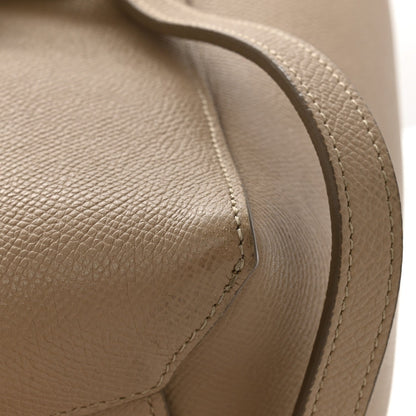 Baby Grained Calfskin Micro Belt Bag Light Taupe