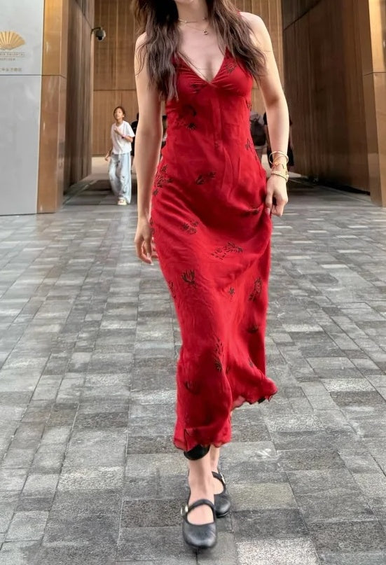 Burgundy Prom Dress V-neck Gala Gown Cocktail Outfits Evening Dresses   D4937