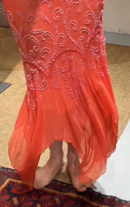 Pretty Prom Dress Chiffon Spaghetti Straps Beading Evening Dresses Gala Gown Cocktail Outfits       D4965