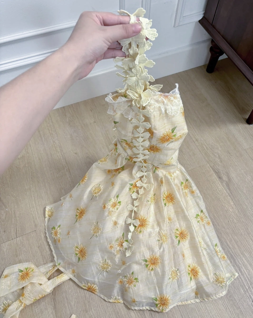 Pretty Homecoming Dress Spaghetti Straps Floral Short Prom Dress Cocktail Outfits Birthday Party Dress  D4984