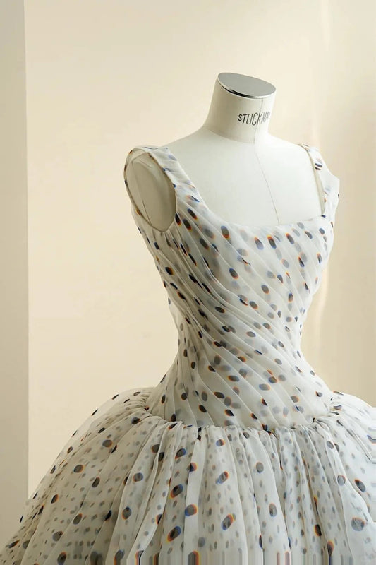 New Homecoming Dress Square Tulle Back to School Outfits Party Dress  D6489