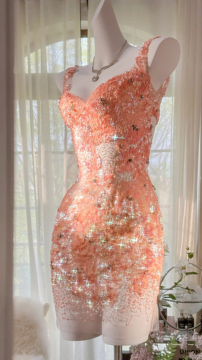 Stunning Homecoming Dress Sweetheart Applique Dress Back to School Outfits Party Dress  D6418