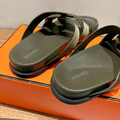 HM 25 Kazimir Sandal Calfskin Canvas