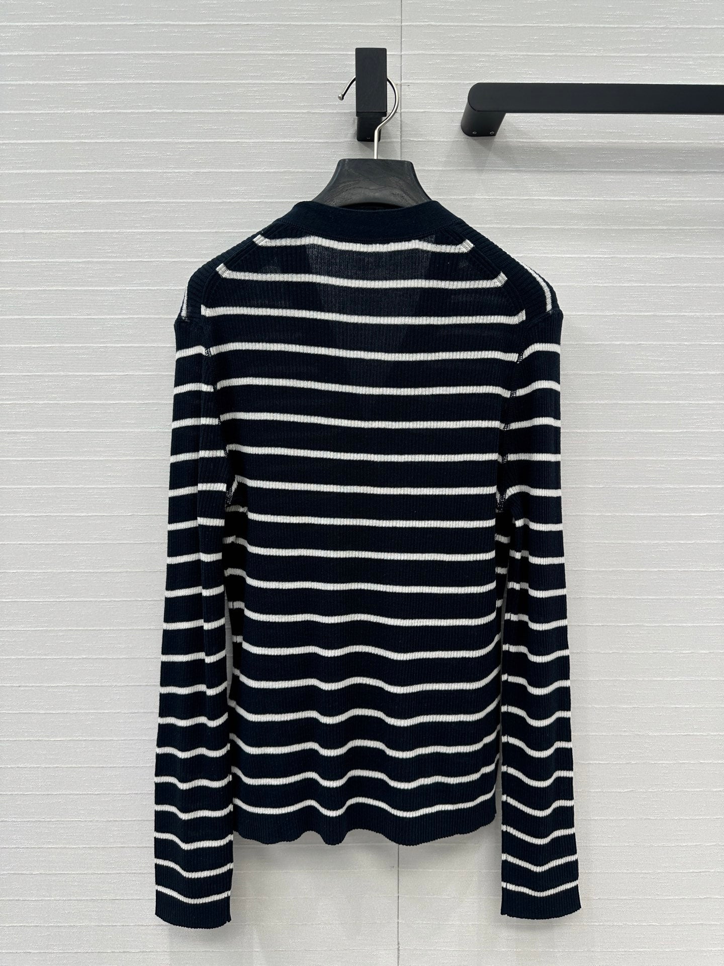 CD 25 Cardigan Black Linen Cashmere