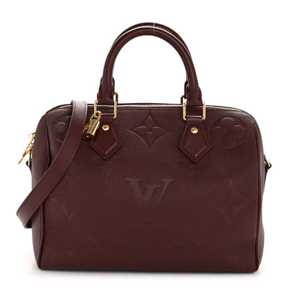 Empreinte Monogram Giant Speedy Bandouliere 25 Wine