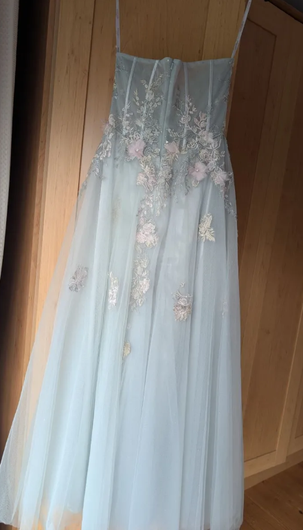 Charming Prom Dress Sweetheart Applique Long Evening Dress Party Outfits Gala Gown     D5009