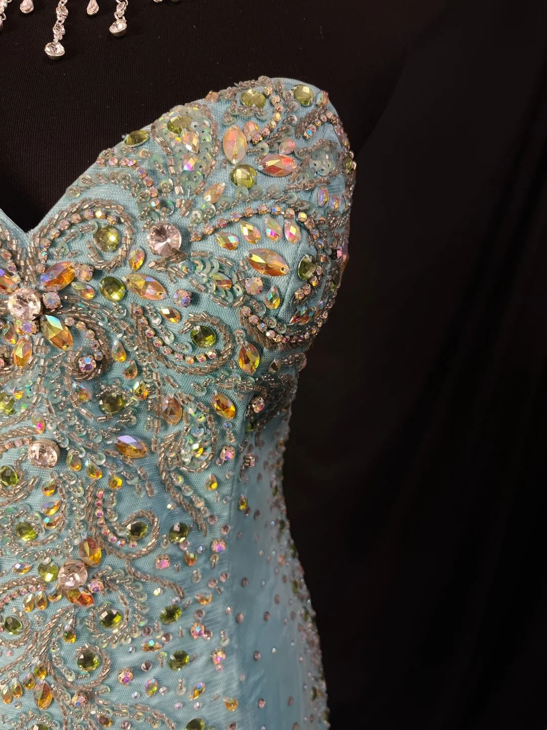 Sparkling Prom Dress Sweetheart Crystal Mermaid Formal Gown Evening Dress Gala Dress     D5066