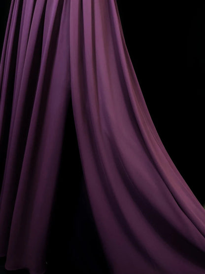 Elegant Prom Dress Crew Neck Pleated Backless Formal Gown Evening Dress Gala Dress     D5069