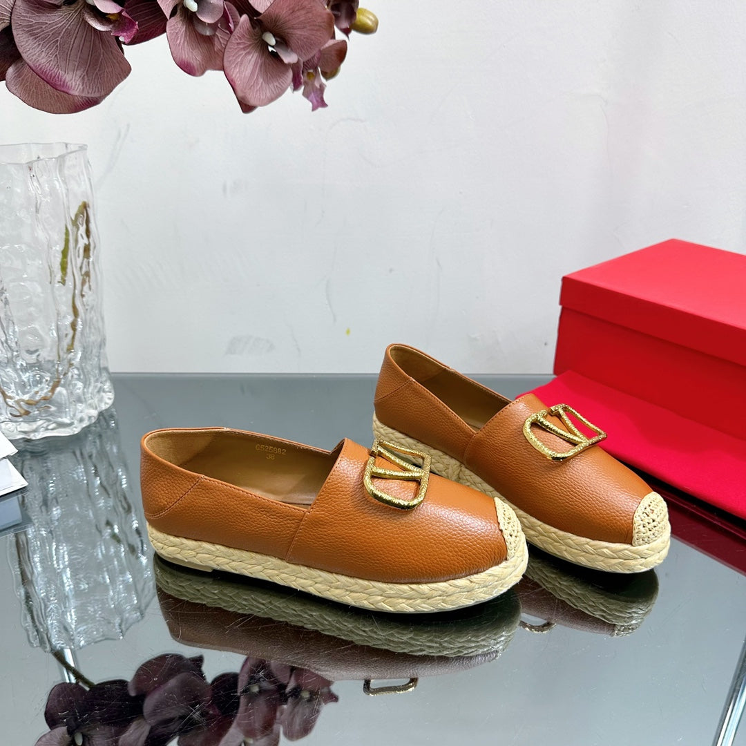 Vlogo Signature Loafer Brown Leather