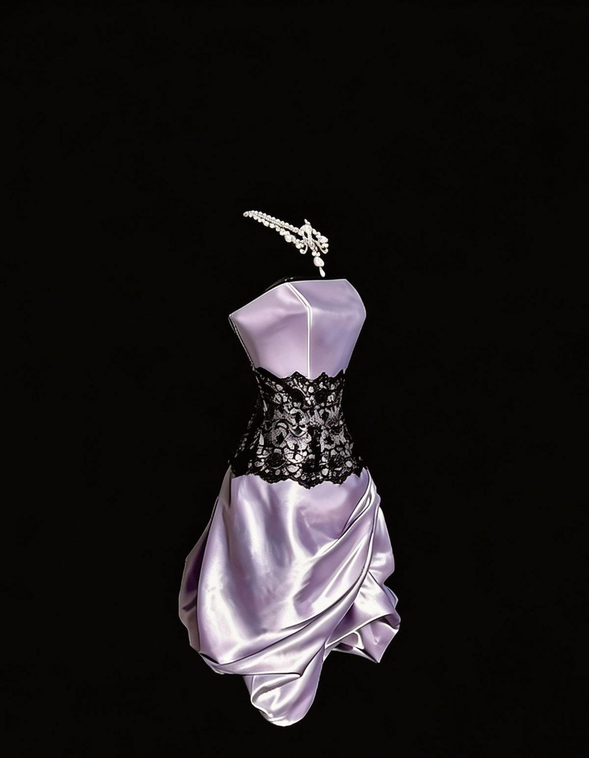 Elegant Homecoming Dress Strapless Lace Back to School Outfits Party Dress  D6542
