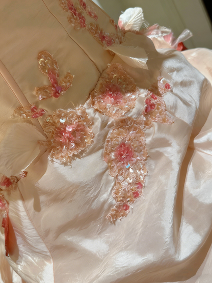 Pretty Ball Gown Sweetheart Pleated Evening Dress Quinceanera Dress 18th Birthday Prom Gown       D5324