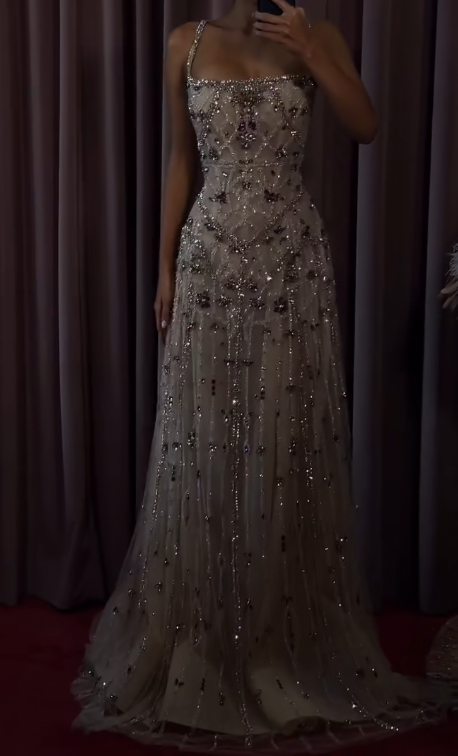 Sparkling Prom Dress A Line Strapless Gala Dress Evening Dress 18th Birthday Gown      D5329