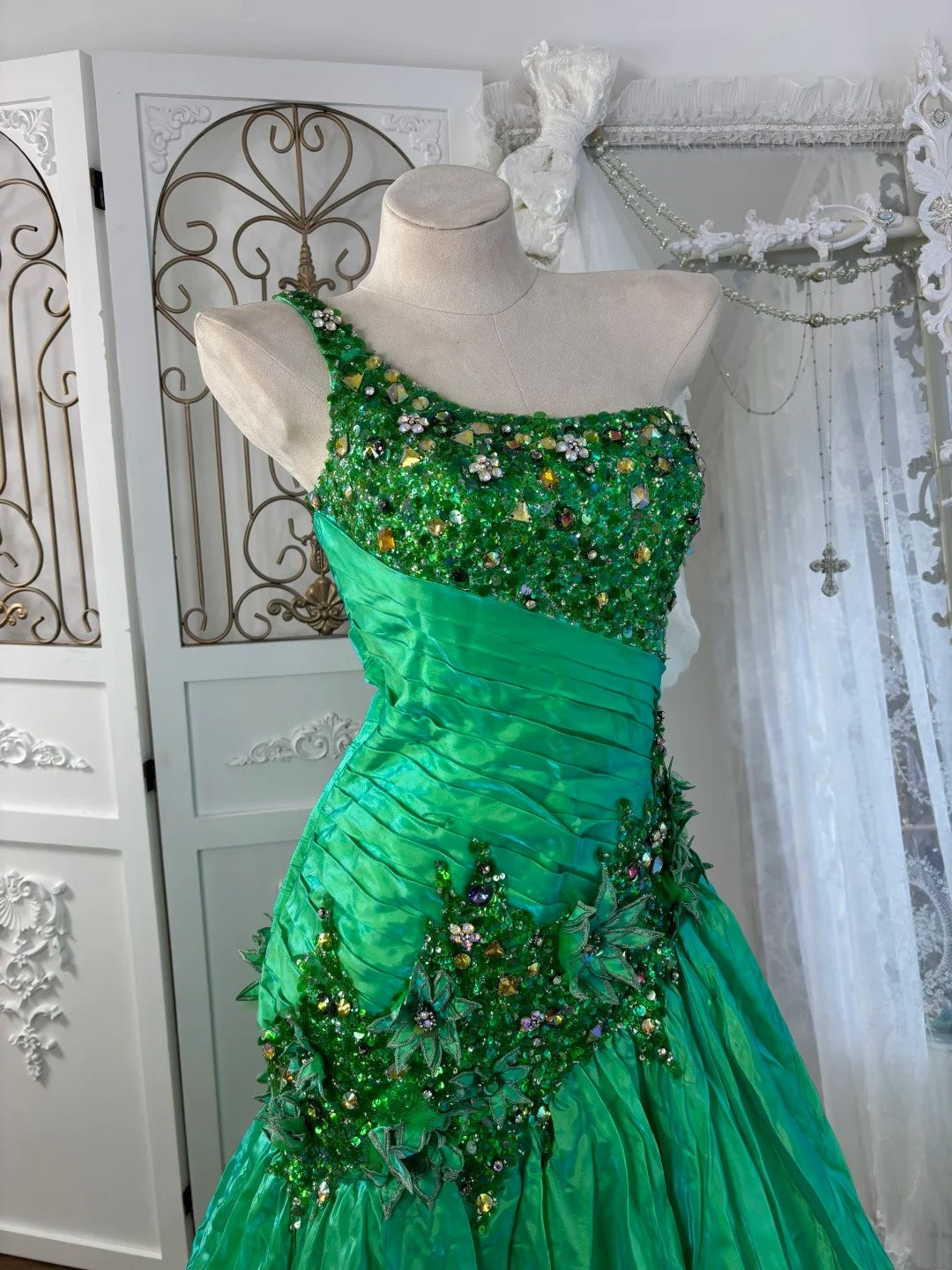Charming Prom Dress One Shoulder Pleated Gala Dress Evening Dress 18th Birthday Gown      D5368