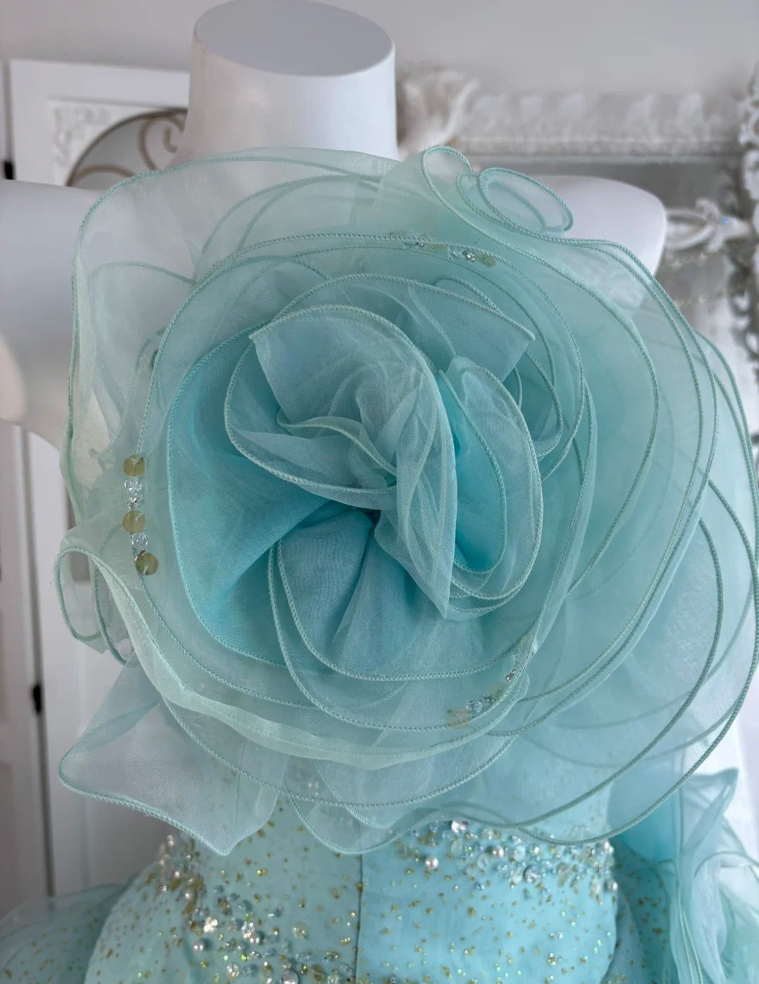 Pretty Ball Gown Strapless Pleated Tiered Evening Dress Sweet 16th Dress Birthday Prom Gown       D5375