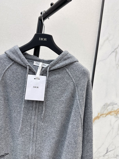 DIOR 25S FLORAL EMBROIDERED HOODIE 592