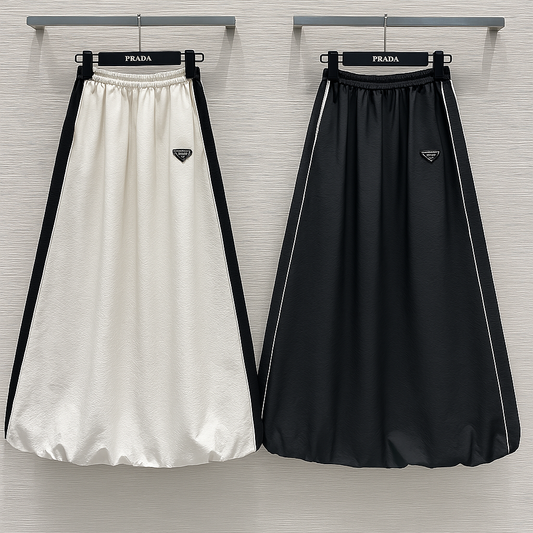 Prada 25 Puffy Skirt Cotton Nylon