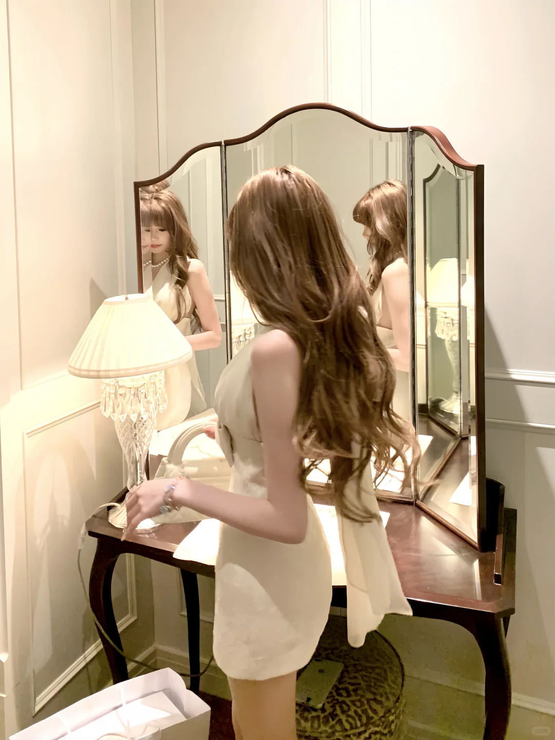 White halter neck slim waist hip sexy short skirt homecoming dress R4229